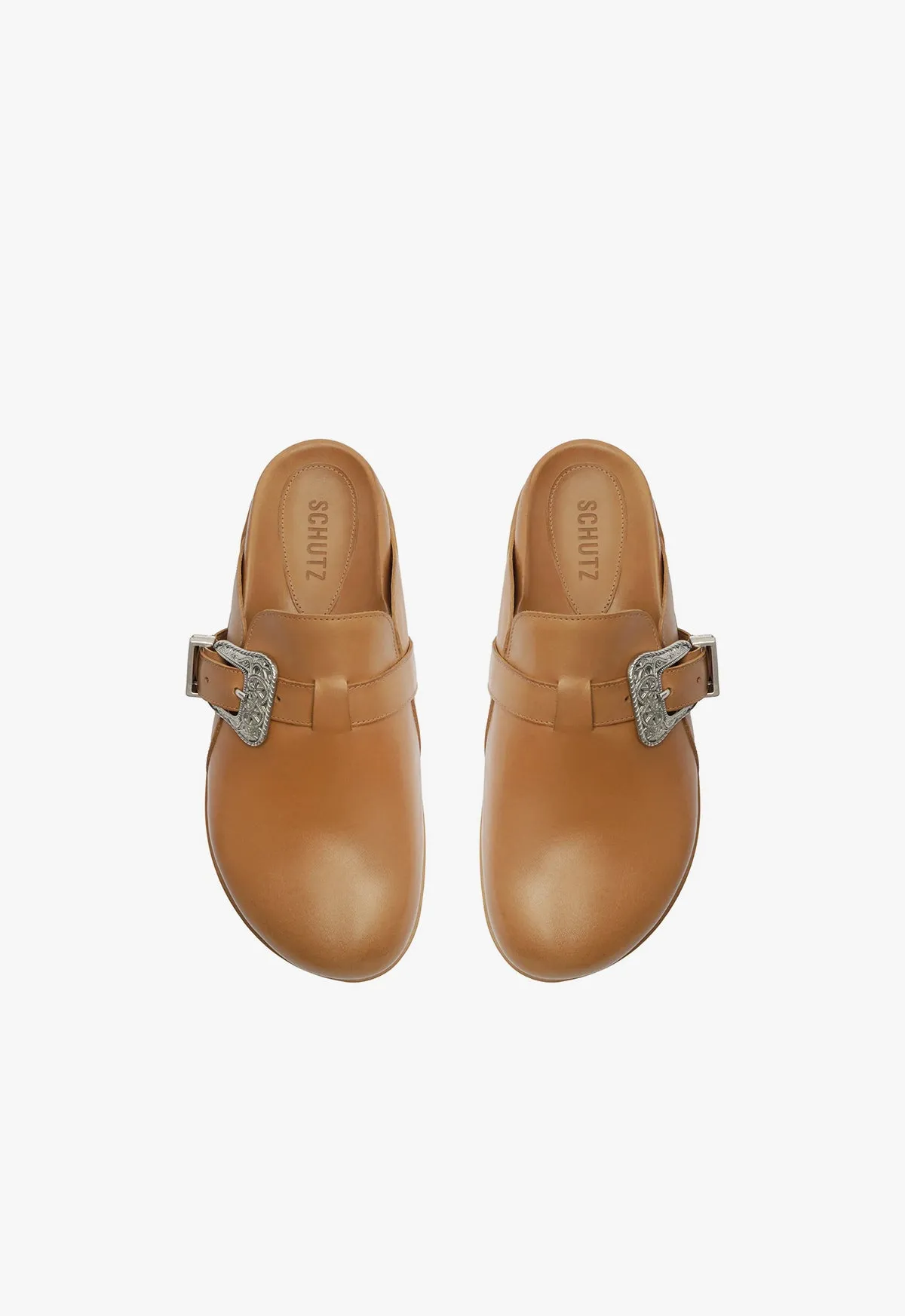 Grace Leather Flat
