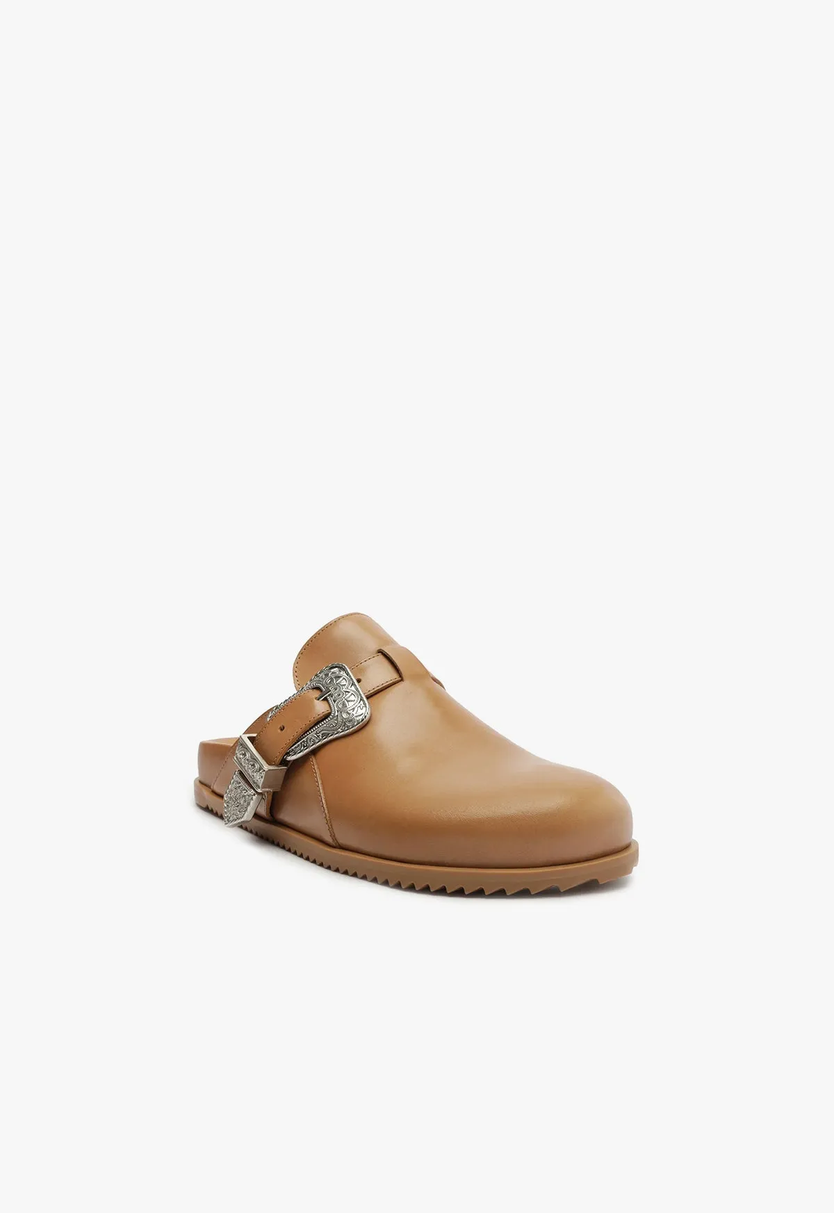 Grace Leather Flat