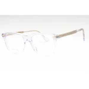Gucci Men's Eyeglasses - Crystal Plastic Square Shape Frame Clear Lens | GG0737O 017