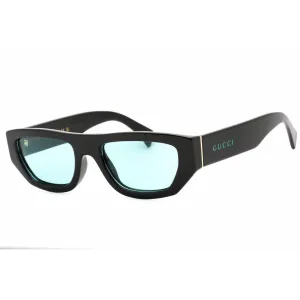 Gucci Men's Sunglasses - Black Rectangular Full Rim Plastic Frame | GG1134S 004