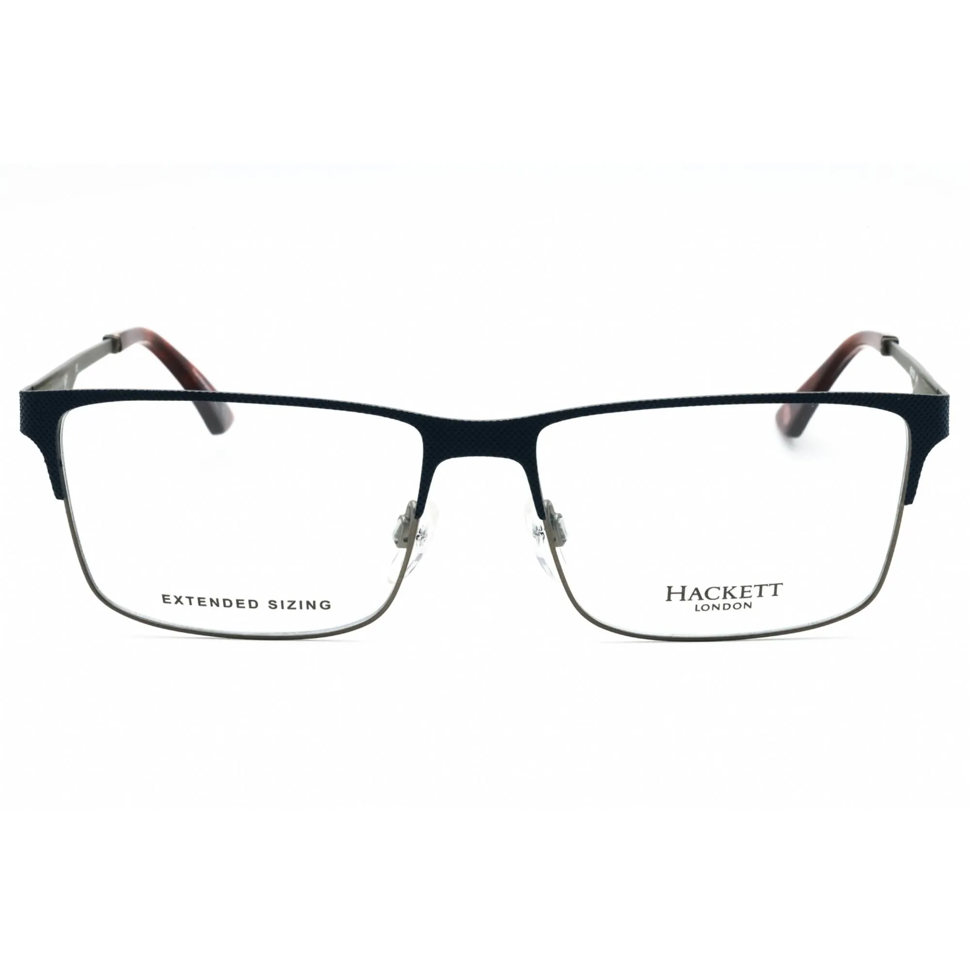 Hackett Men's Eyeglasses - Blue Metal Full Rim Rectangular Shape Frame | HEK1216 640