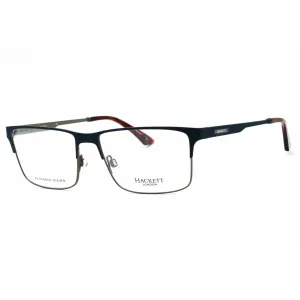 Hackett Men's Eyeglasses - Blue Metal Full Rim Rectangular Shape Frame | HEK1216 640