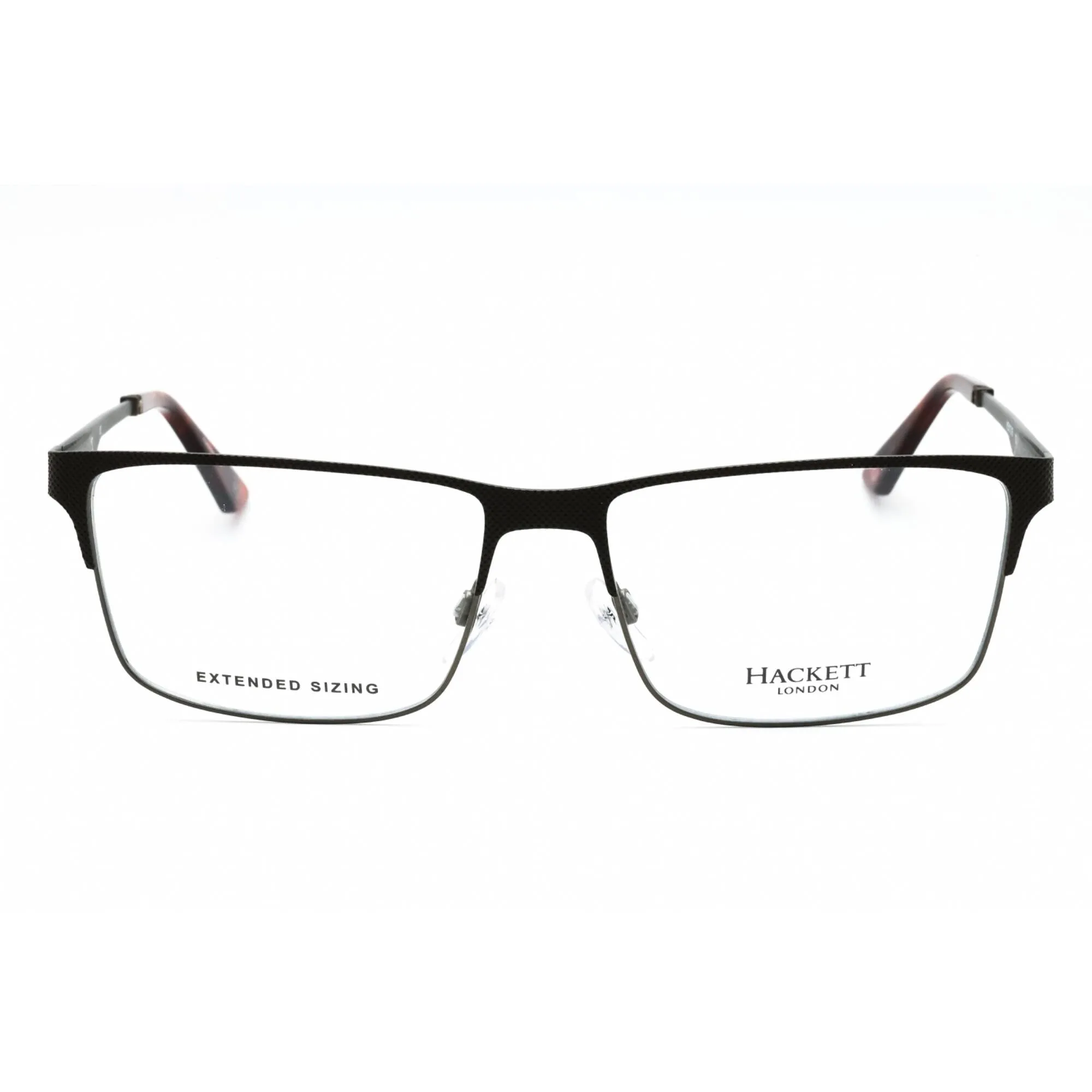 Hackett Men's Eyeglasses - Brown Metal Full Rim Rectangular Shape Frame| HEK1216 133