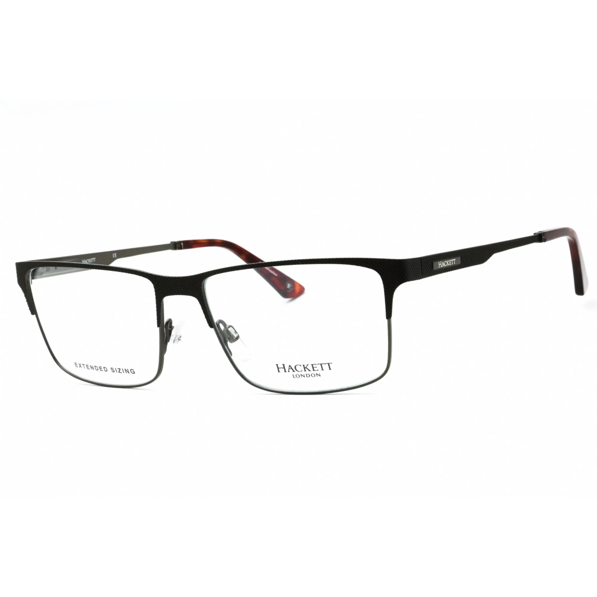 Hackett Men's Eyeglasses - Brown Metal Full Rim Rectangular Shape Frame| HEK1216 133