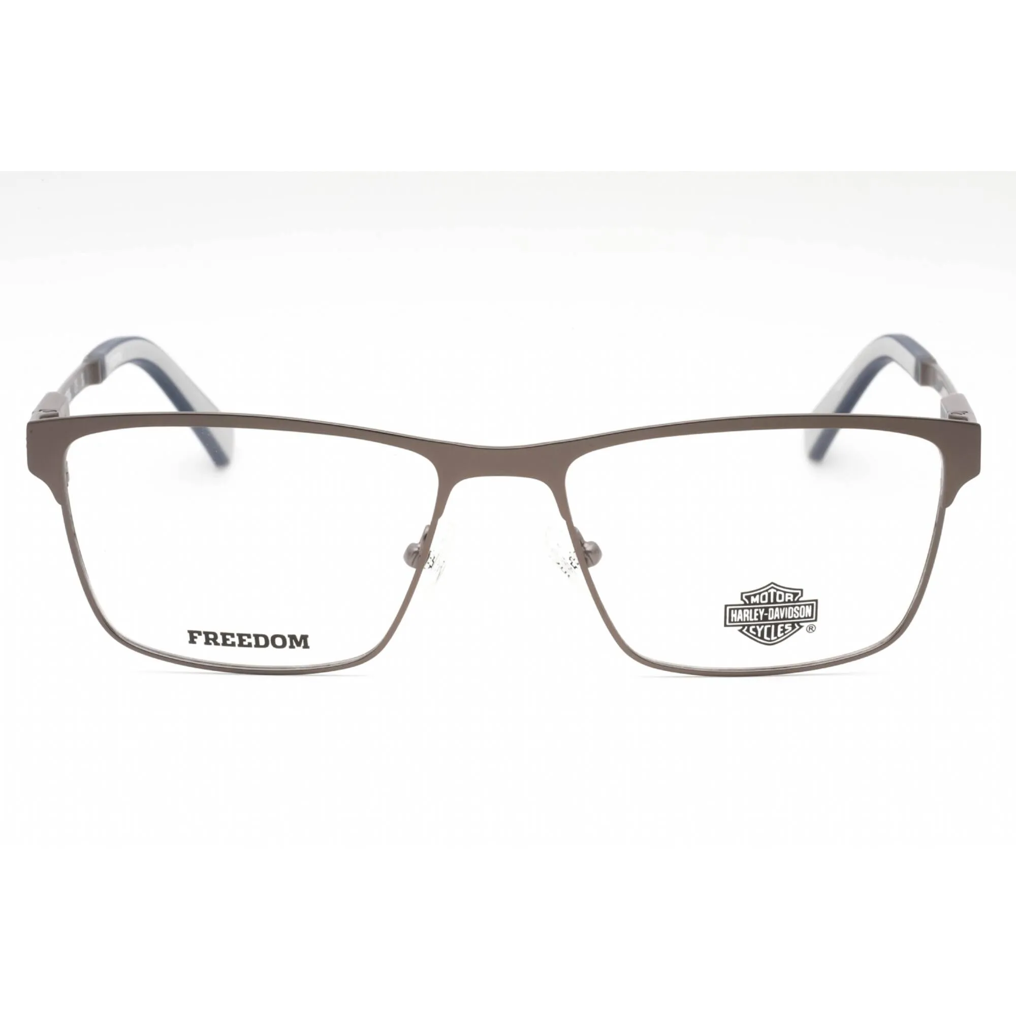 Harley Davidson Men's Eyeglasses - Matte Gunmetal Metal Full Rim Frame | HD9009 009