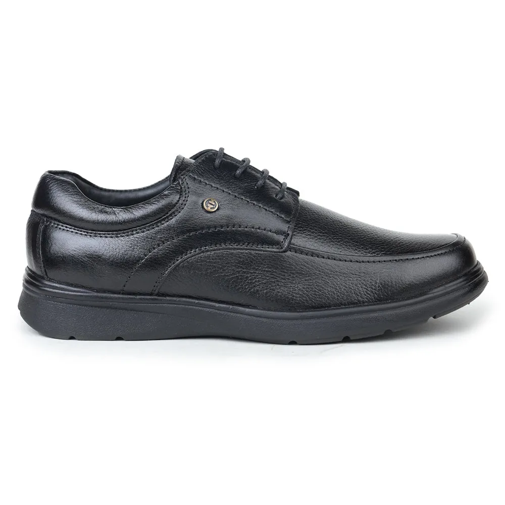 Healers Formal Lacing Shoes For Men (Black) AV-01 By Liberty