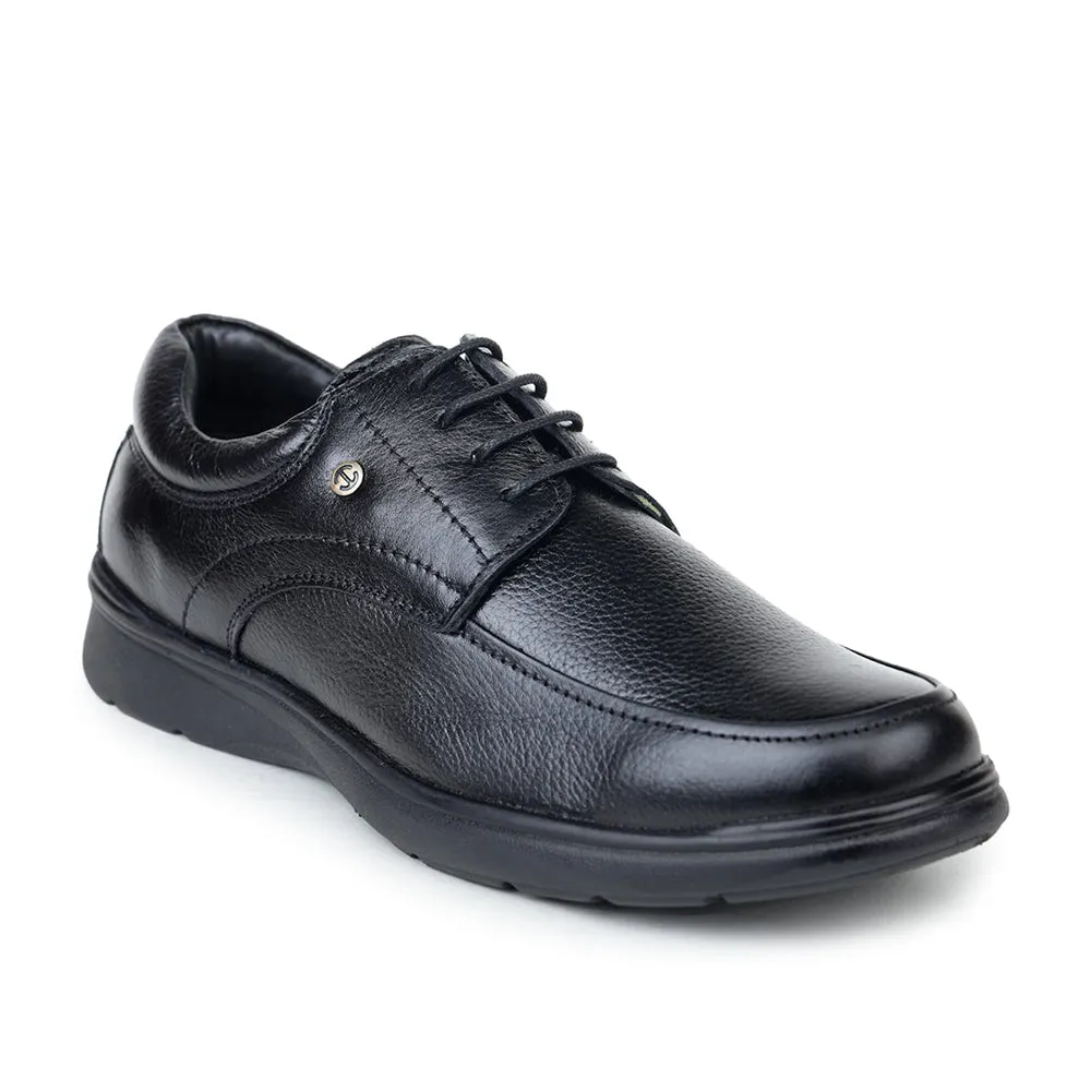 Healers Formal Lacing Shoes For Men (Black) AV-01 By Liberty