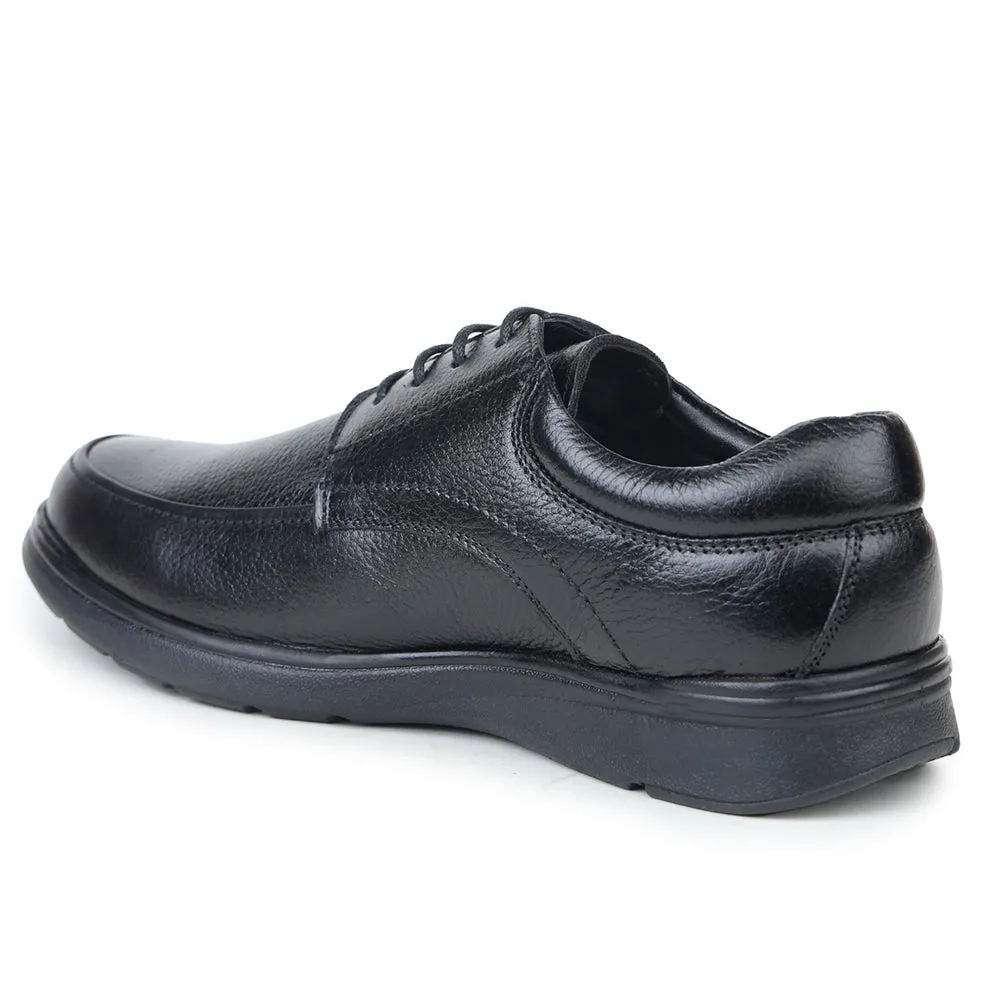 Healers Formal Lacing Shoes For Men (Black) AV-01 By Liberty