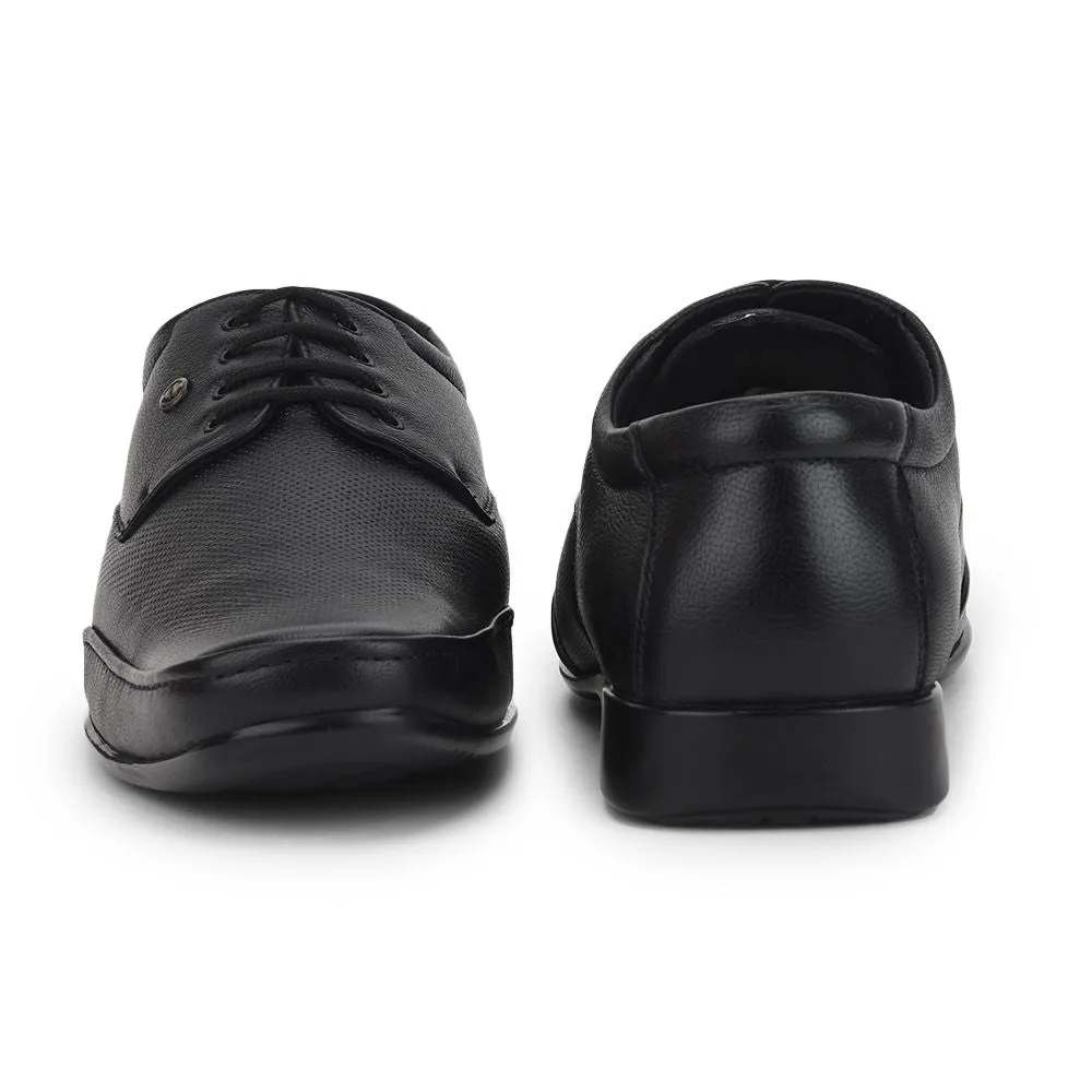 Healers Formal Lacing Shoes For Men (Black) FL-510N By Liberty