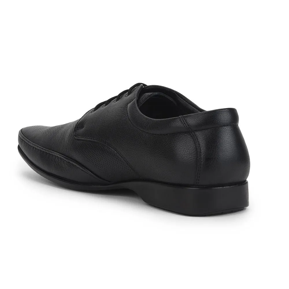 Healers Formal Lacing Shoes For Men (Black) FL-510N By Liberty