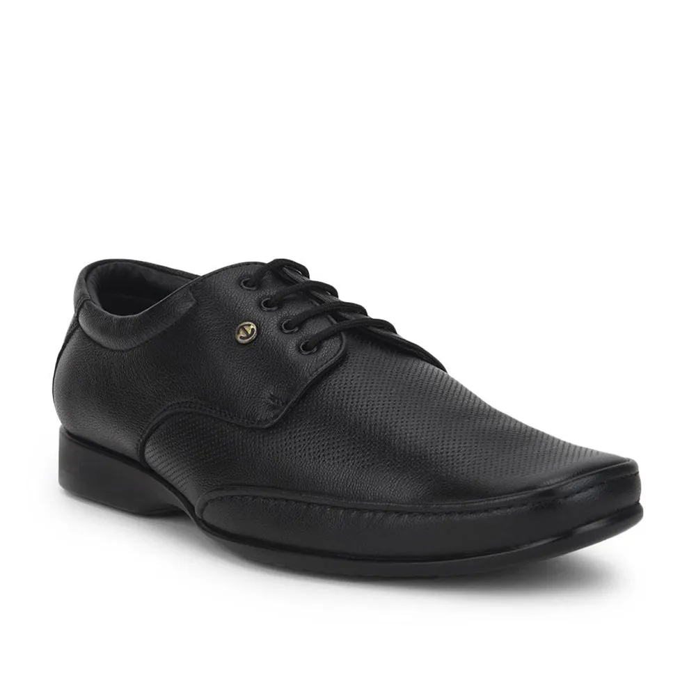 Healers Formal Lacing Shoes For Men (Black) FL-510N By Liberty