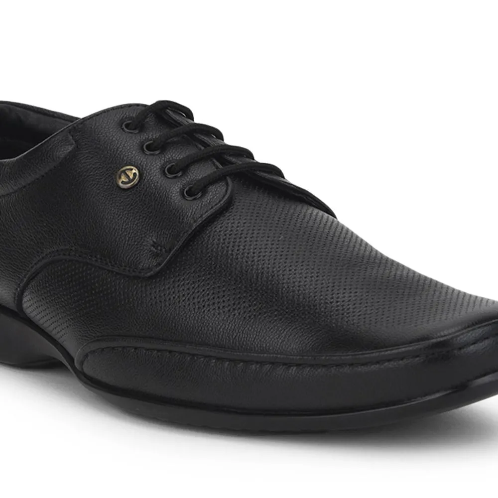 Healers Formal Lacing Shoes For Men (Black) FL-510N By Liberty
