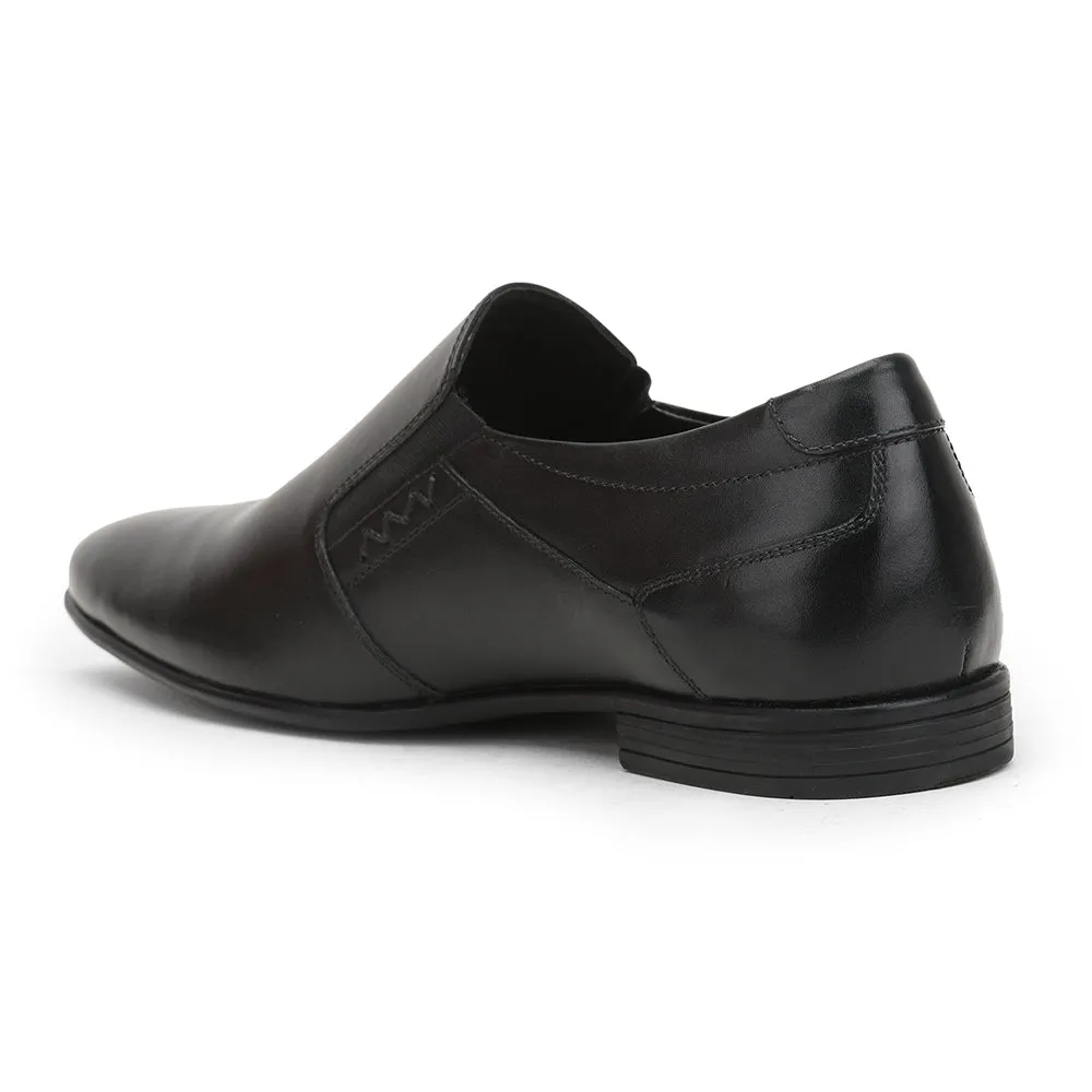 Healers Formal Non Lacing Shoes For Men (Black) SSL-211 By Liberty