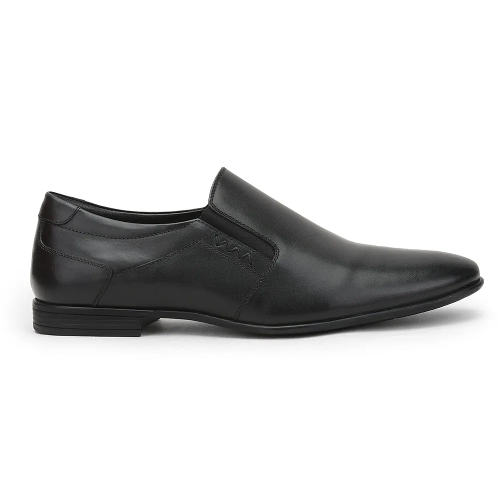 Healers Formal Non Lacing Shoes For Men (Black) SSL-211 By Liberty