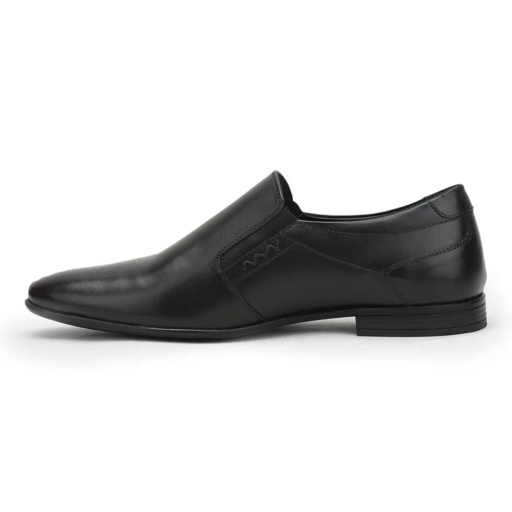 Healers Formal Non Lacing Shoes For Men (Black) SSL-211 By Liberty