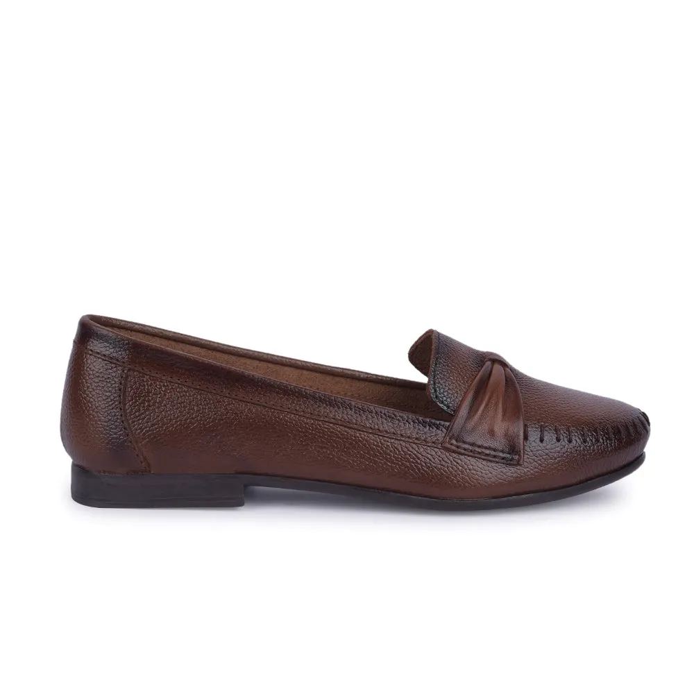 Healers Tan Formal Ballerina Shoes For Women TLO-22 By Liberty
