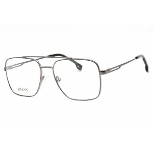 Hugo Boss Men's Eyeglasses - Dark Ruthenium Metal Aviator Frame | BOSS 1328 0KJ1 00