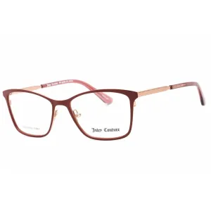 Juicy Couture Men's Eyeglasses - Matte Burgundy Metal Full Rim Frame | JU 190 0U7I 00