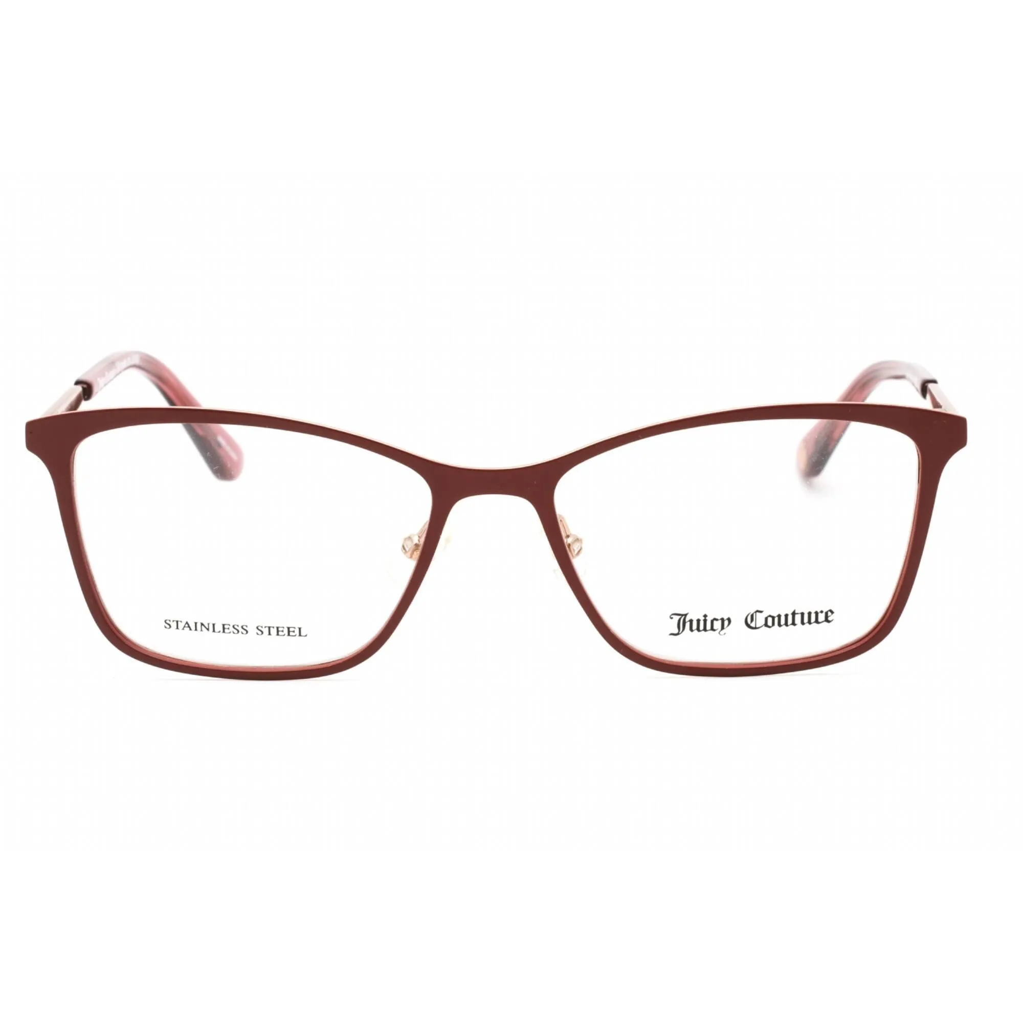 Juicy Couture Men's Eyeglasses - Matte Burgundy Metal Full Rim Frame | JU 190 0U7I 00
