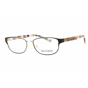 Juicy Couture Men's Eyeglasses - Opal Burgundy Gold Rectangular Frame | JU 223 09Q