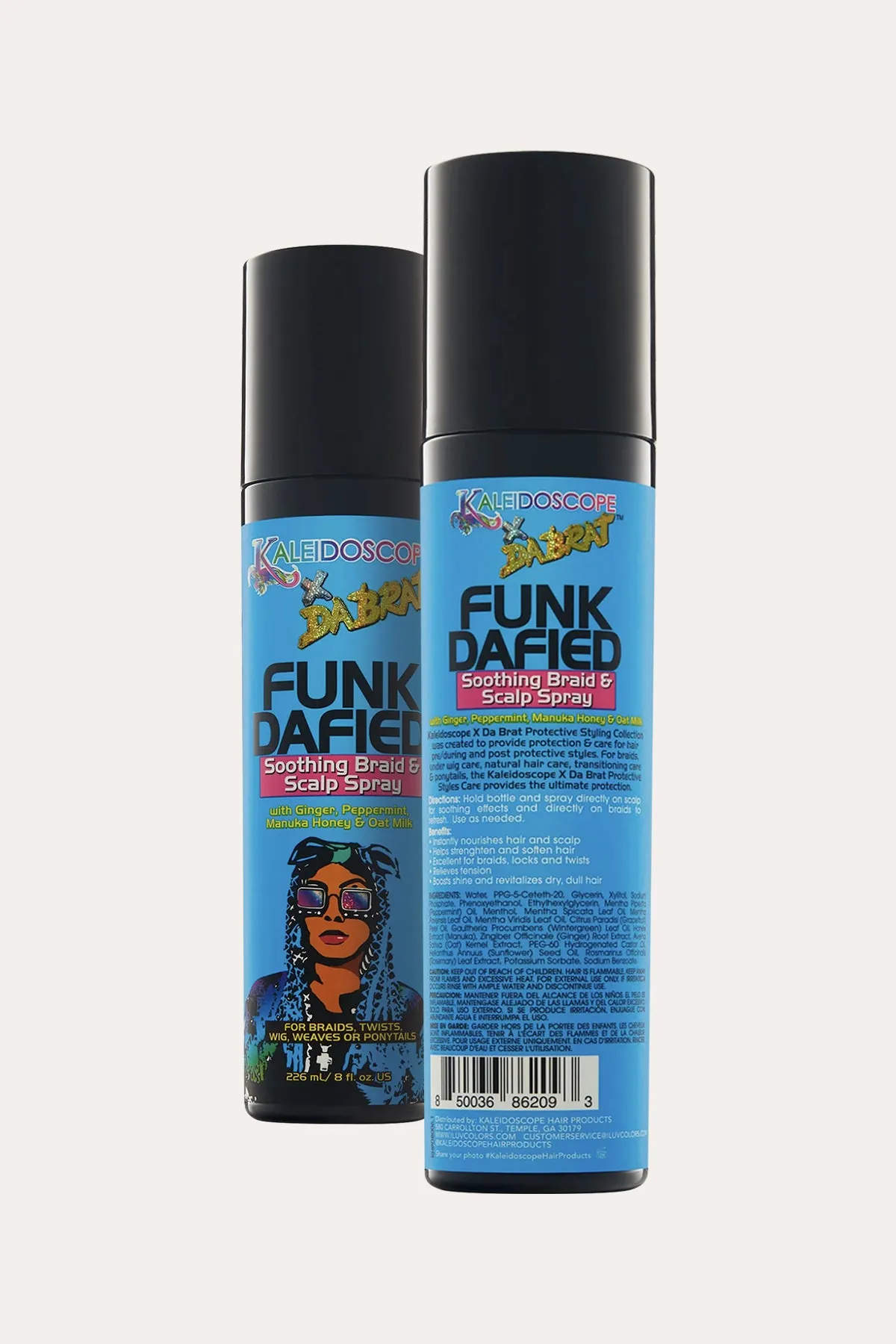 KALEIDOSCOPE DA BRAT FUNKDAFIED SOOTHING BRAID&SCALP SPRAY 8oz