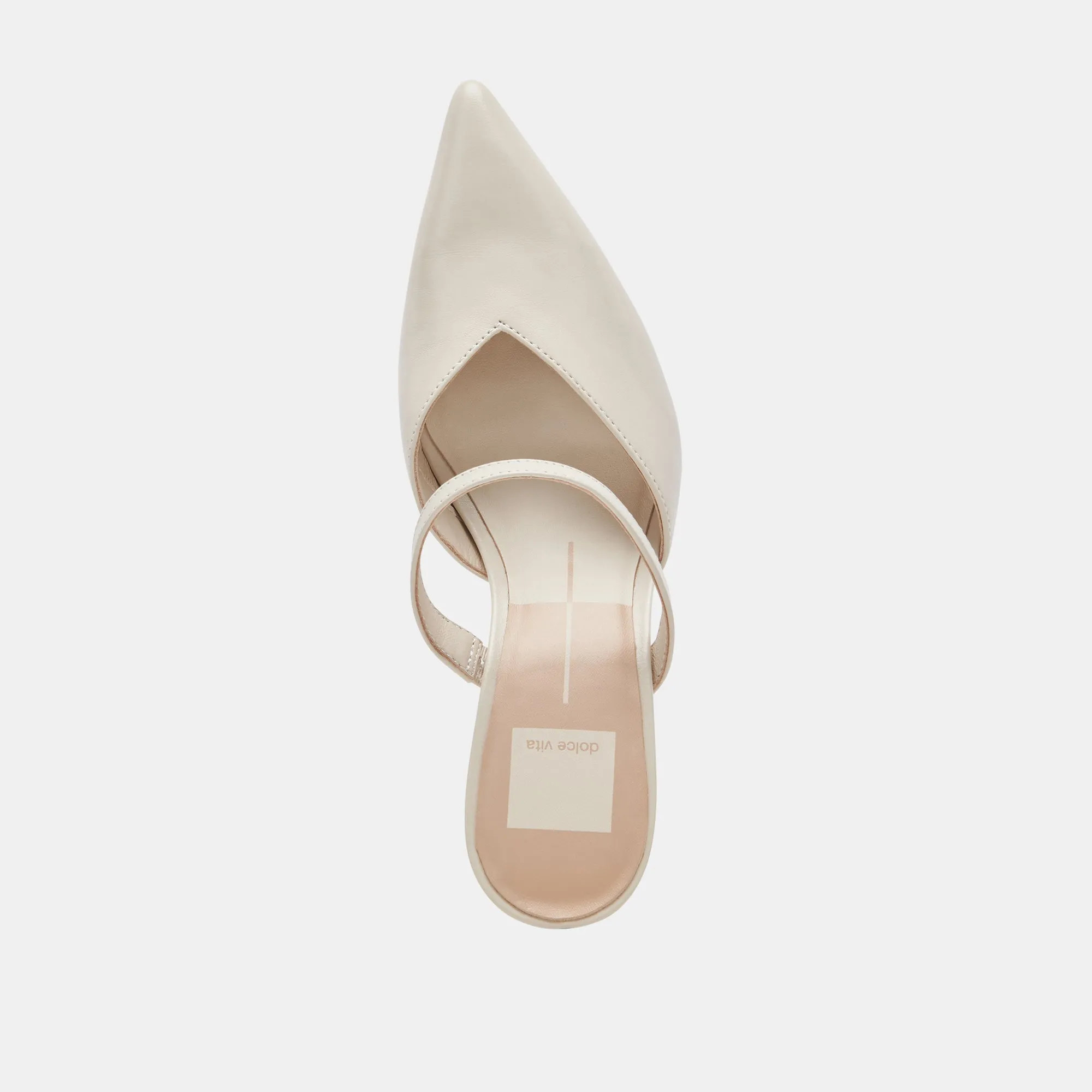 KANIKA HEELS WHITE CRINKLE PATENT - re:vita