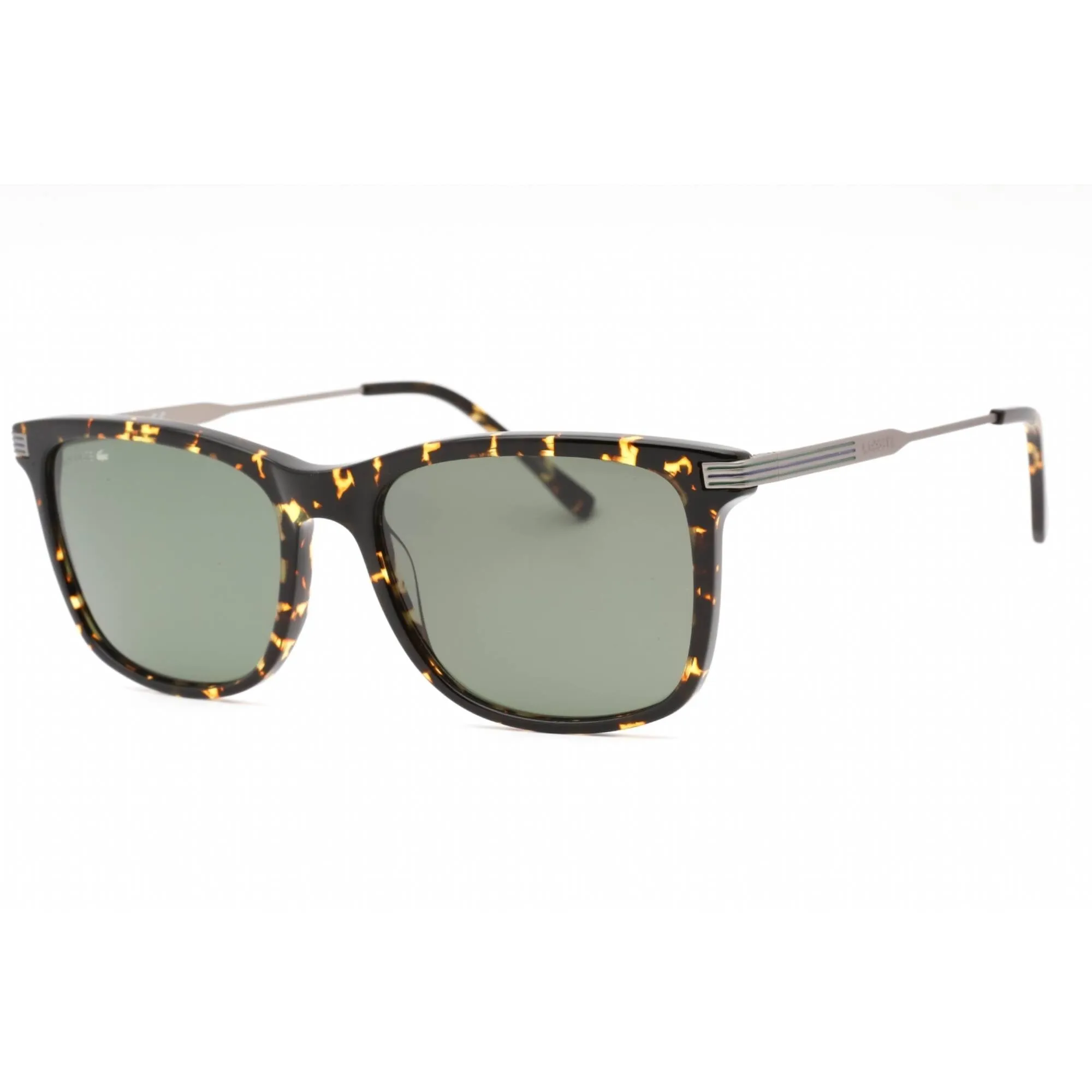 Lacoste Men's Sunglasses - Dark Havana Plastic Rectangular Full Rim Frame | L960S 430