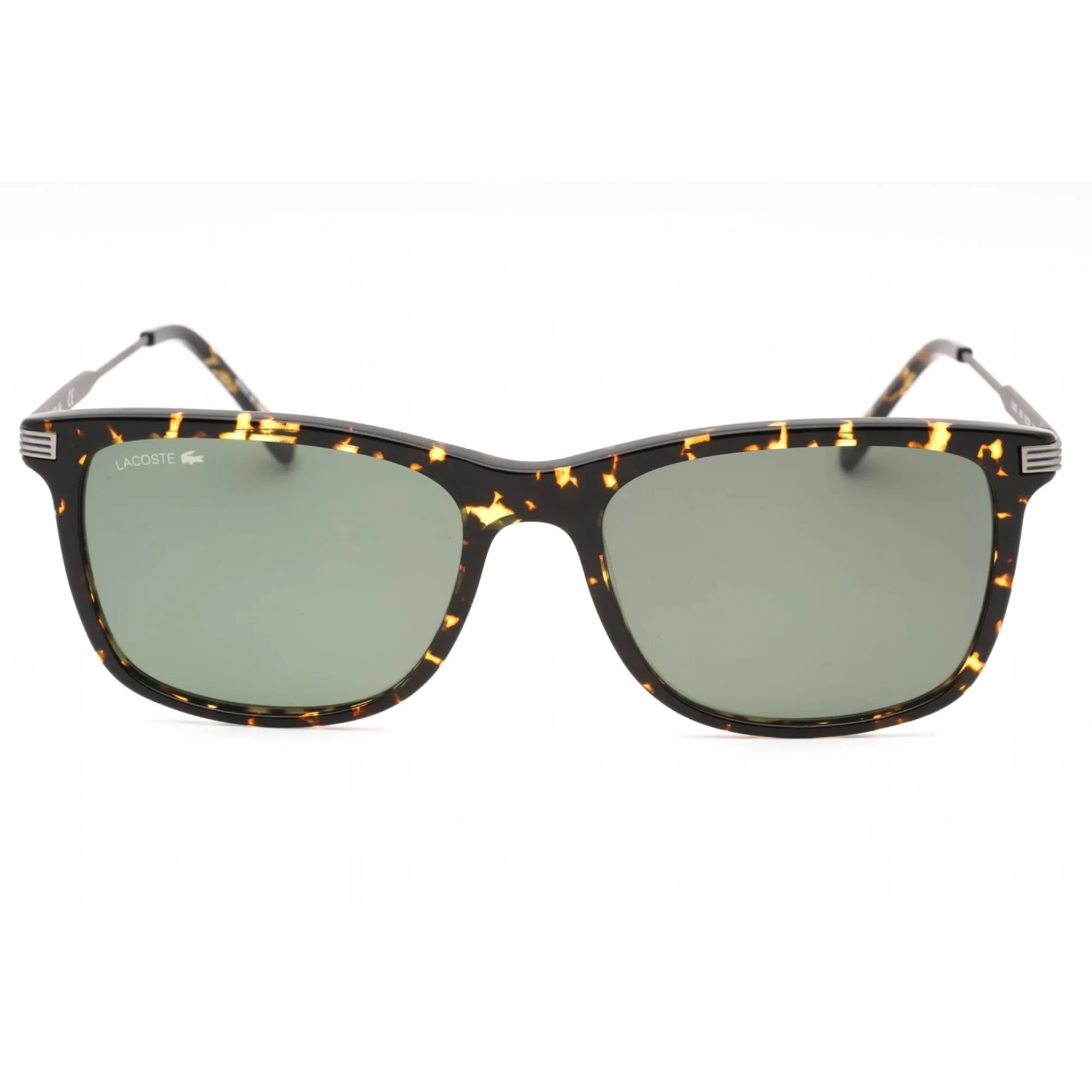 Lacoste Men's Sunglasses - Dark Havana Plastic Rectangular Full Rim Frame | L960S 430