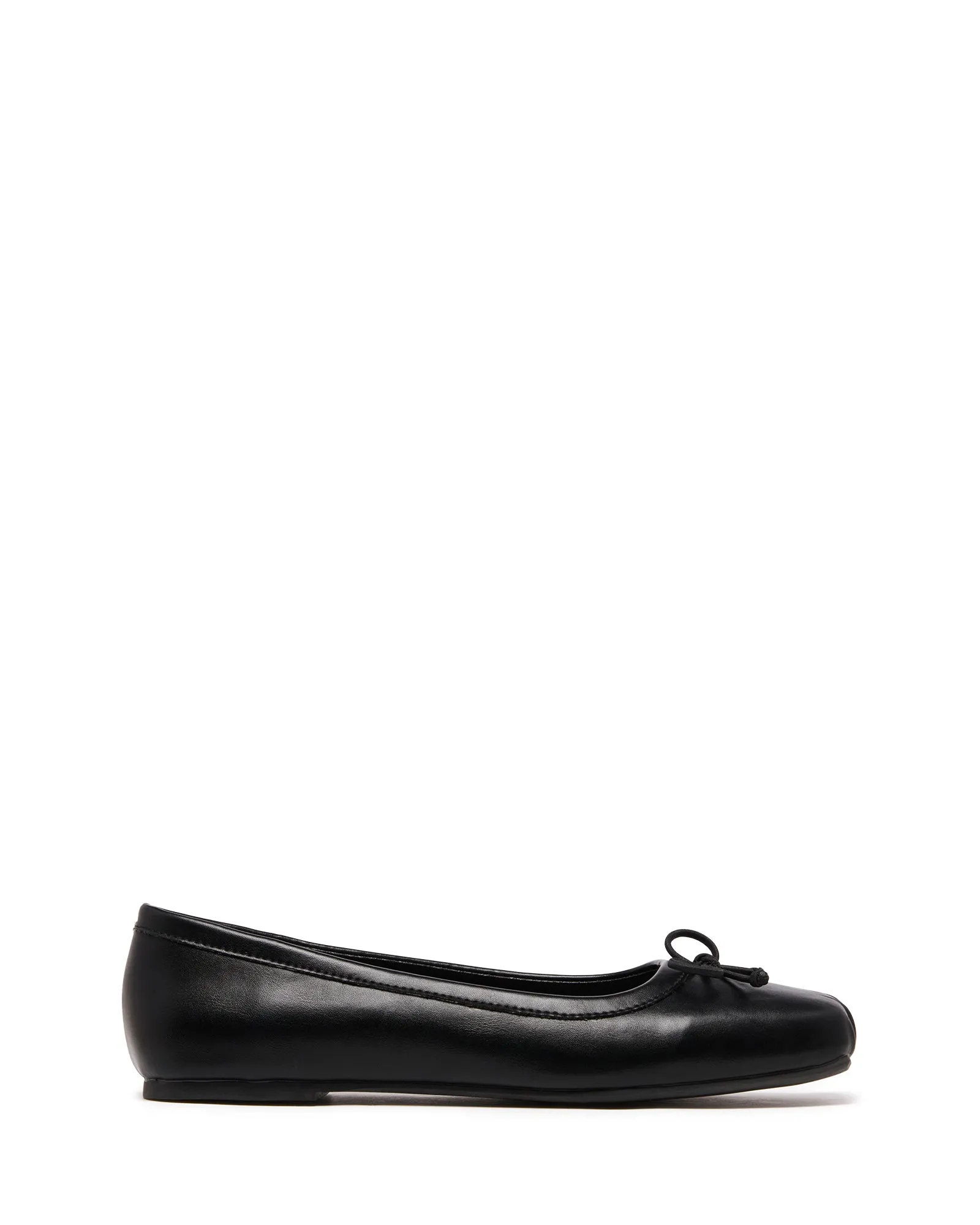 Laine Ballet Flat Black Smooth