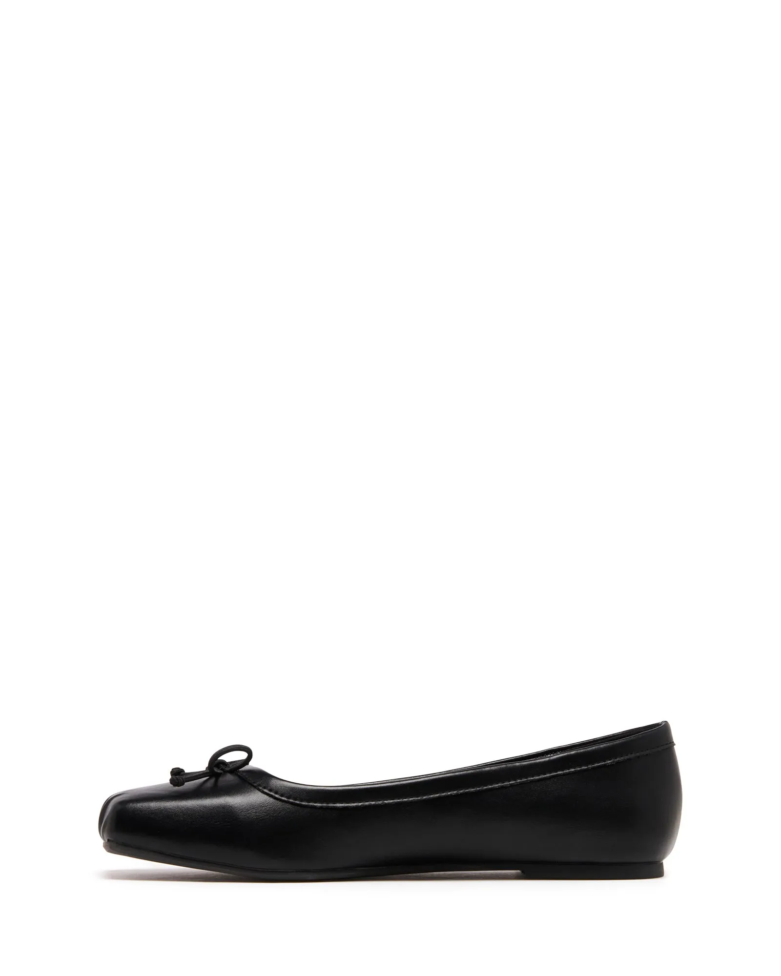 Laine Ballet Flat Black Smooth