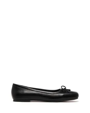 Laine Ballet Flat Black Smooth