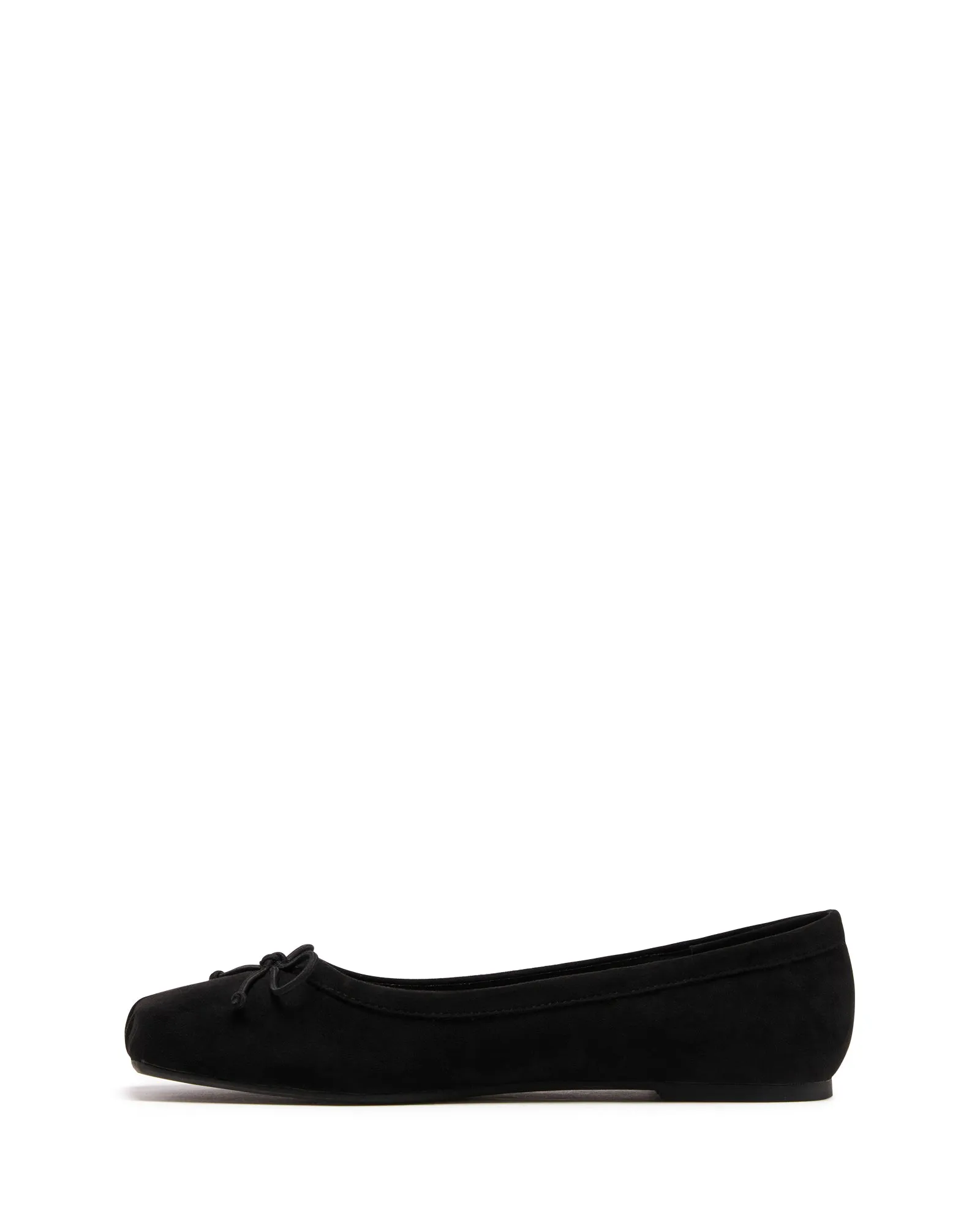 Laine Ballet Flat Black Suede
