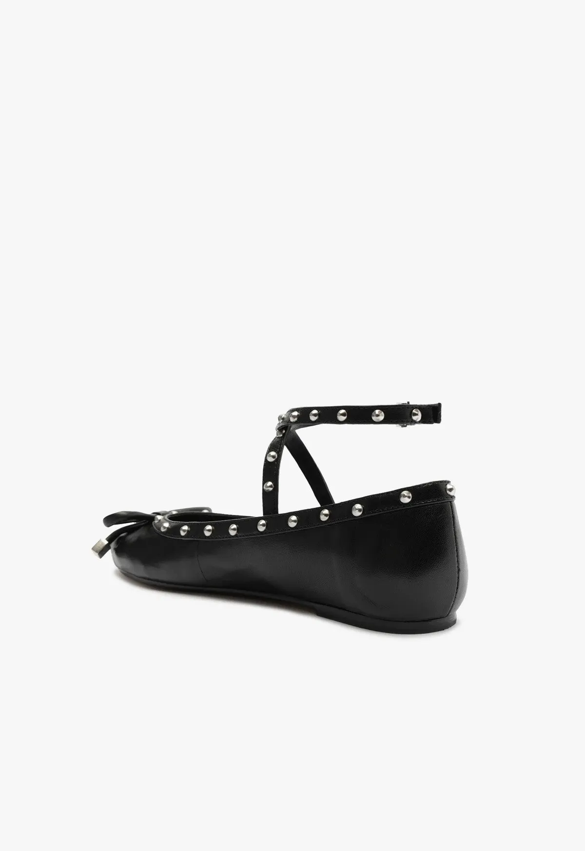 Larissa Nappa Leather Flat