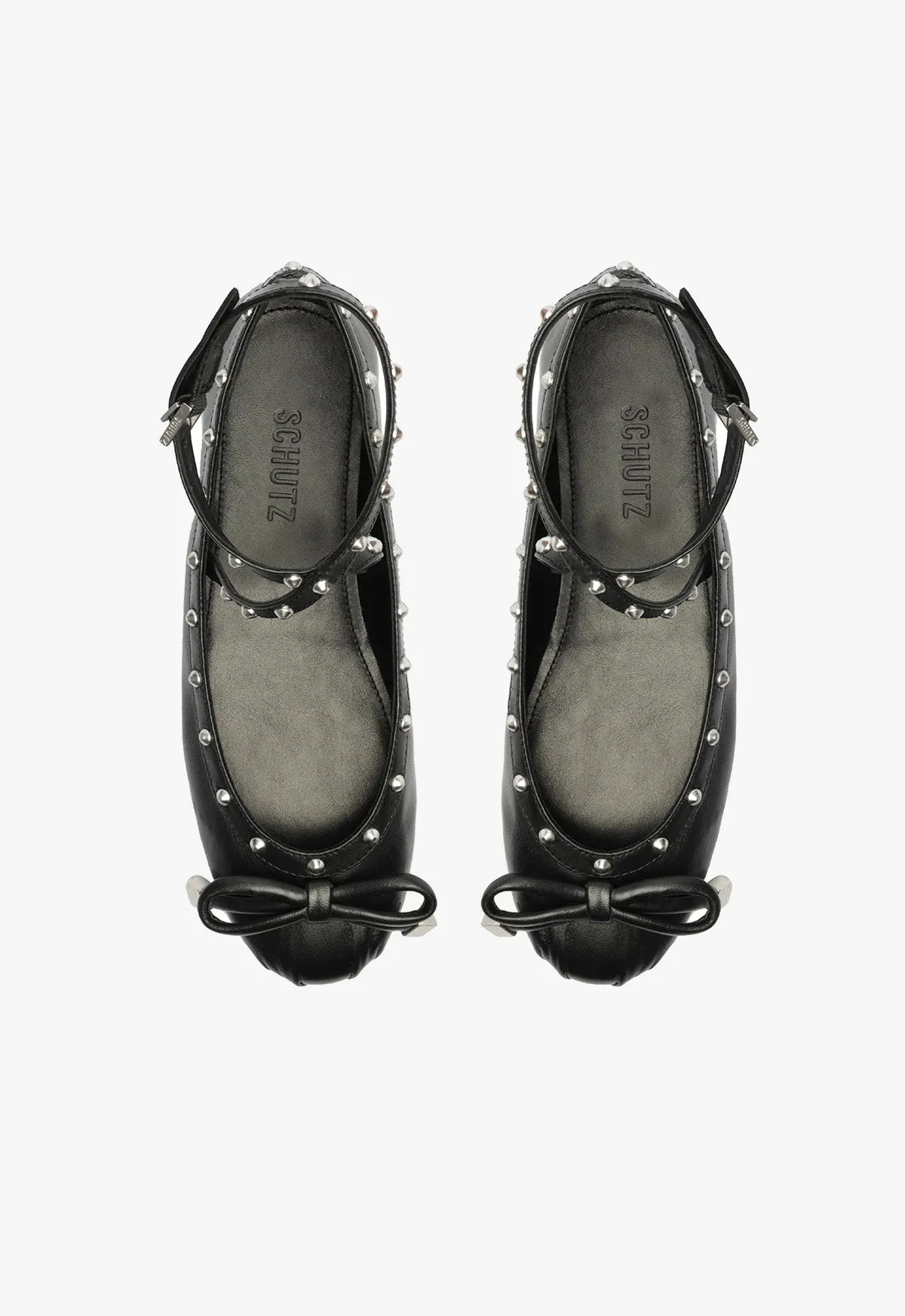Larissa Nappa Leather Flat