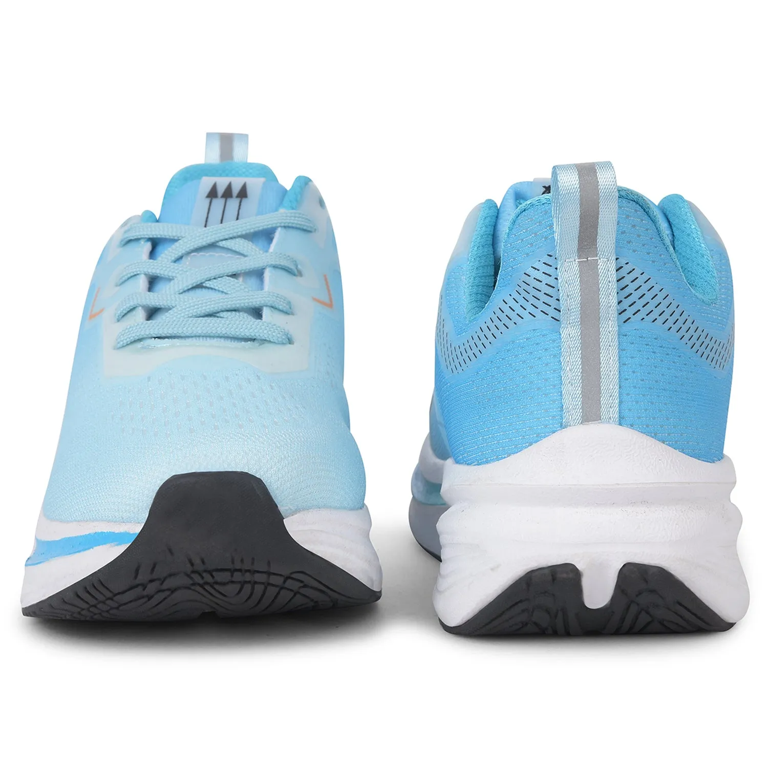 Leap7x Sky Blue Sports Lacing Running Shoes For Men PACIFIC-1E By Liberty