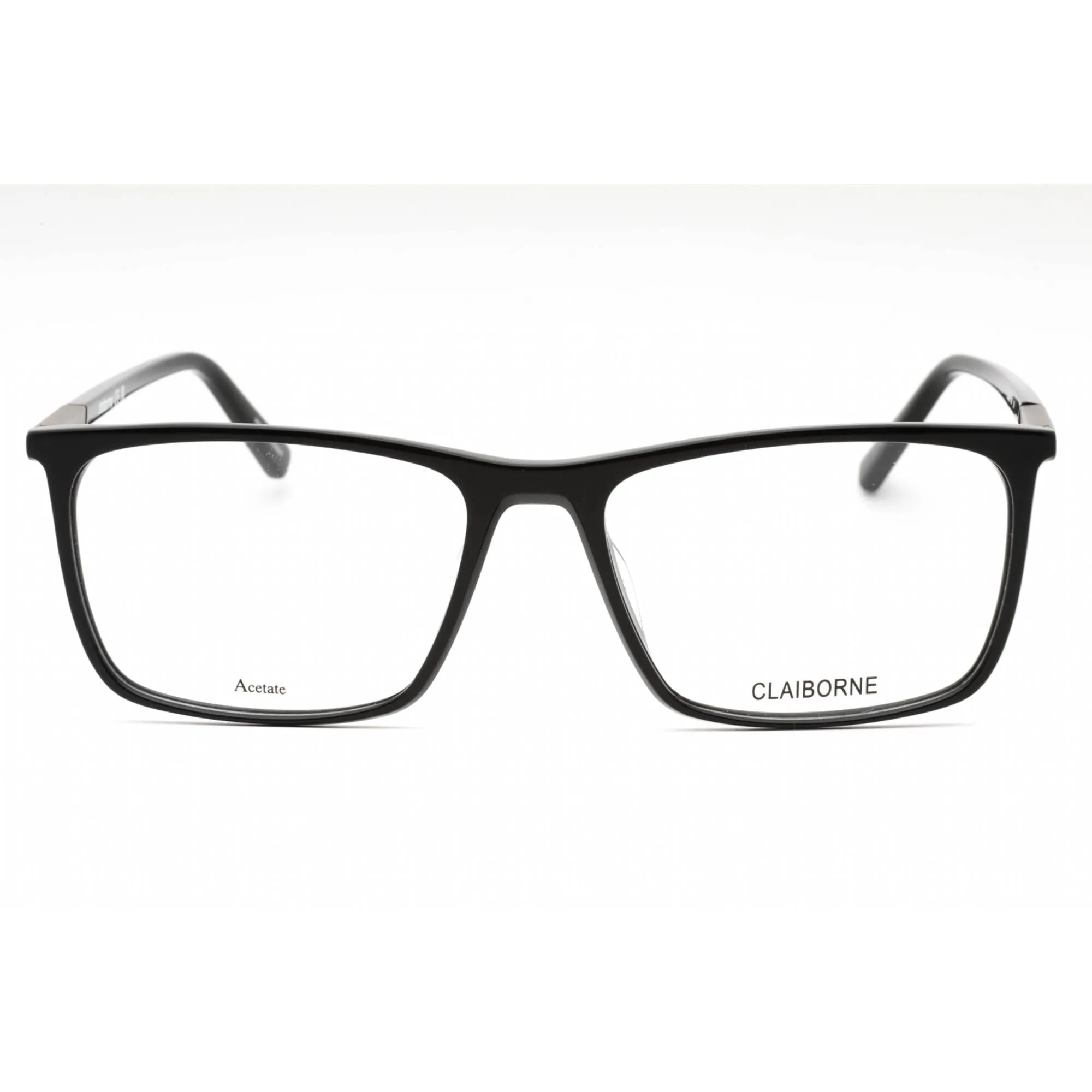 Liz Claiborne Men's Eyeglasses - Black Rectangular Full Rim Frame | CB 321 0807 00