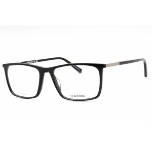 Liz Claiborne Men's Eyeglasses - Black Rectangular Full Rim Frame | CB 321 0807 00