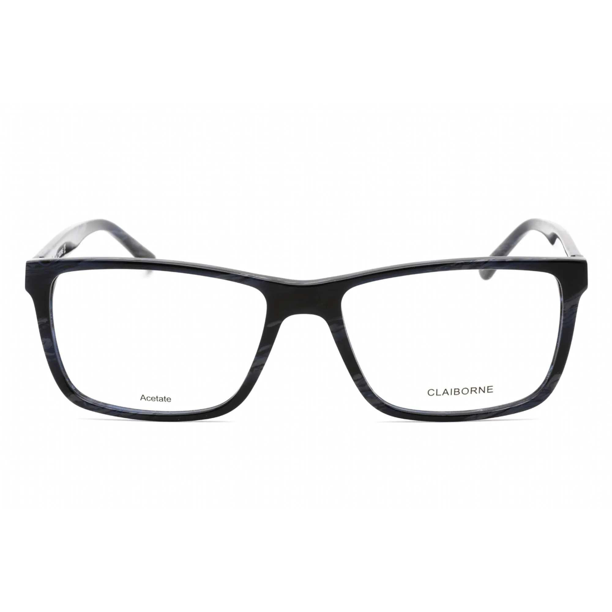 Liz Claiborne Men's Eyeglasses - Blue Horn Rectangular Plastic | Cb 312XL 0E84 00