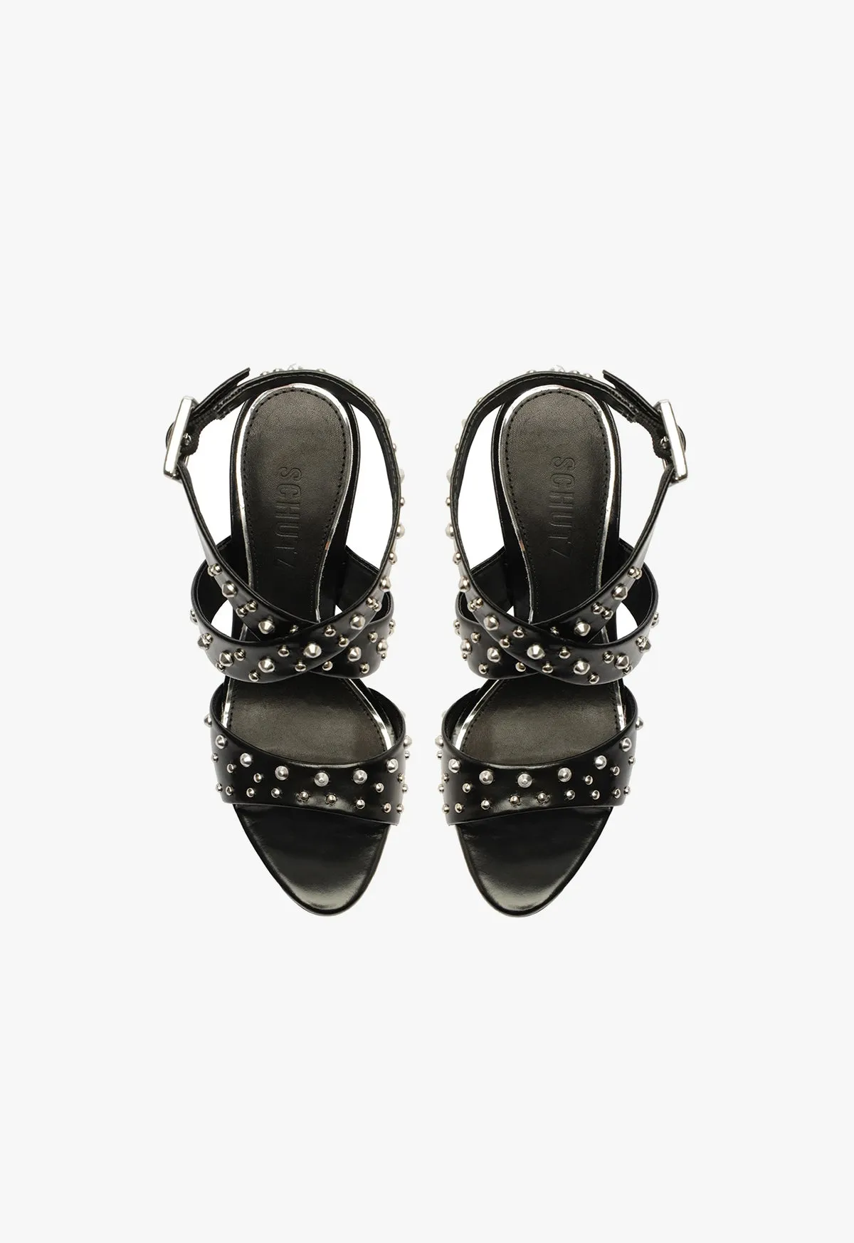Lizzy Block Leather Sandal