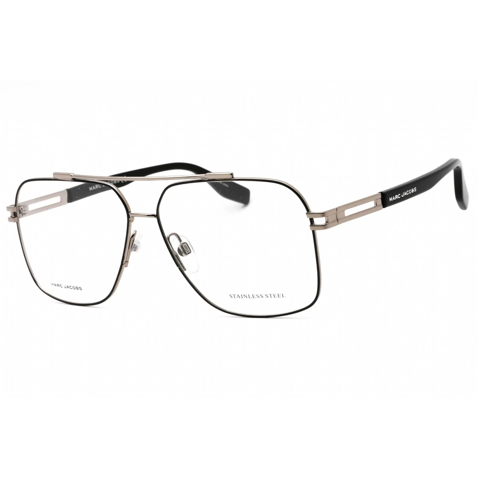 Marc Jacobs Men's Eyeglasses - Ruthenium Black Metal Full Rim Frame | MARC 634 085K 00