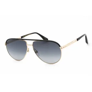 Marc Jacobs Men's Sunglasses - Gold Black Aviator Acetate/Metal | MARC 474/S 0RHL 9O