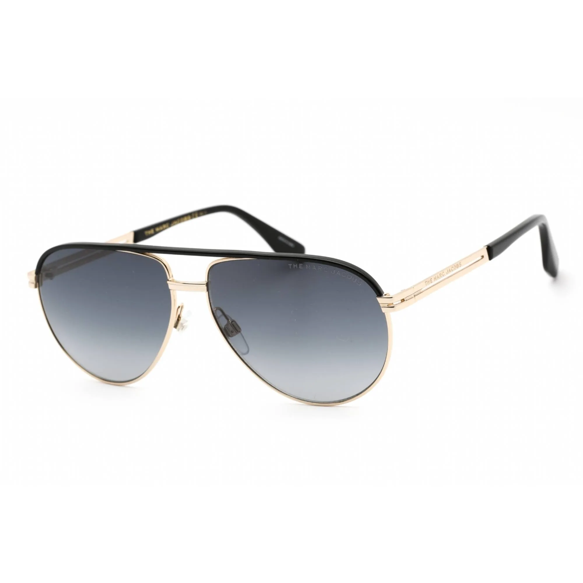 Marc Jacobs Men's Sunglasses - Gold Black Aviator Acetate/Metal | MARC 474/S 0RHL 9O