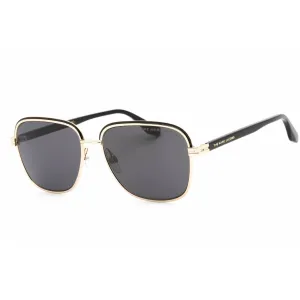 Marc Jacobs Men's Sunglasses - Gold Black Pilot Metal Frame | MARC 531/S 0RHL IR
