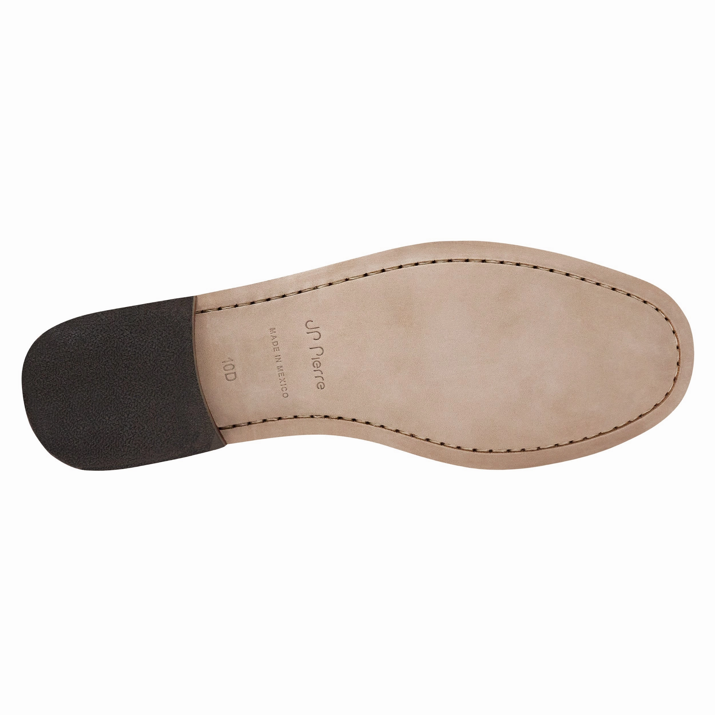 Men´s brandy leather buckle moccasins