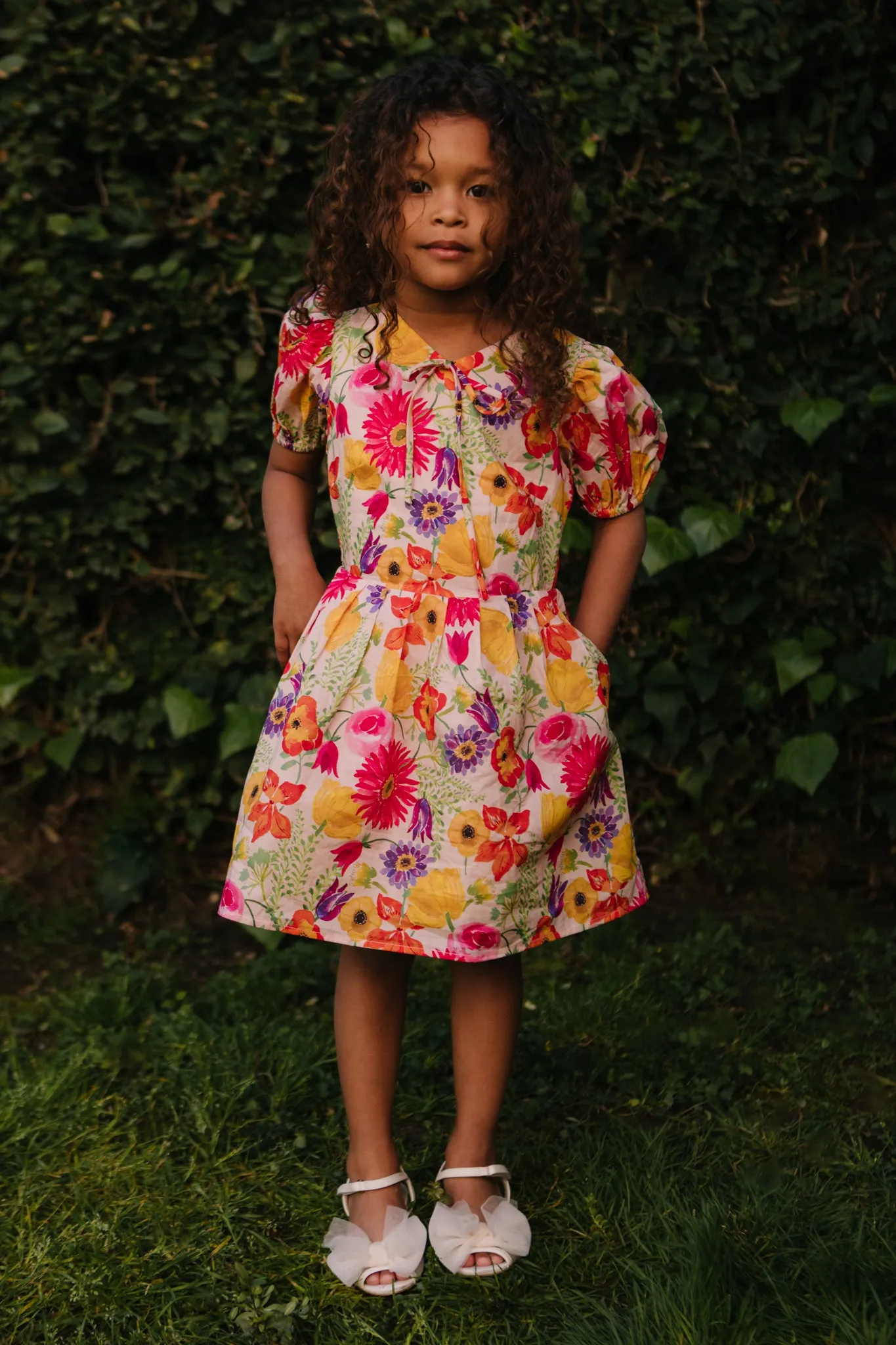 Mini Fleur Dress in Multicolor Floral