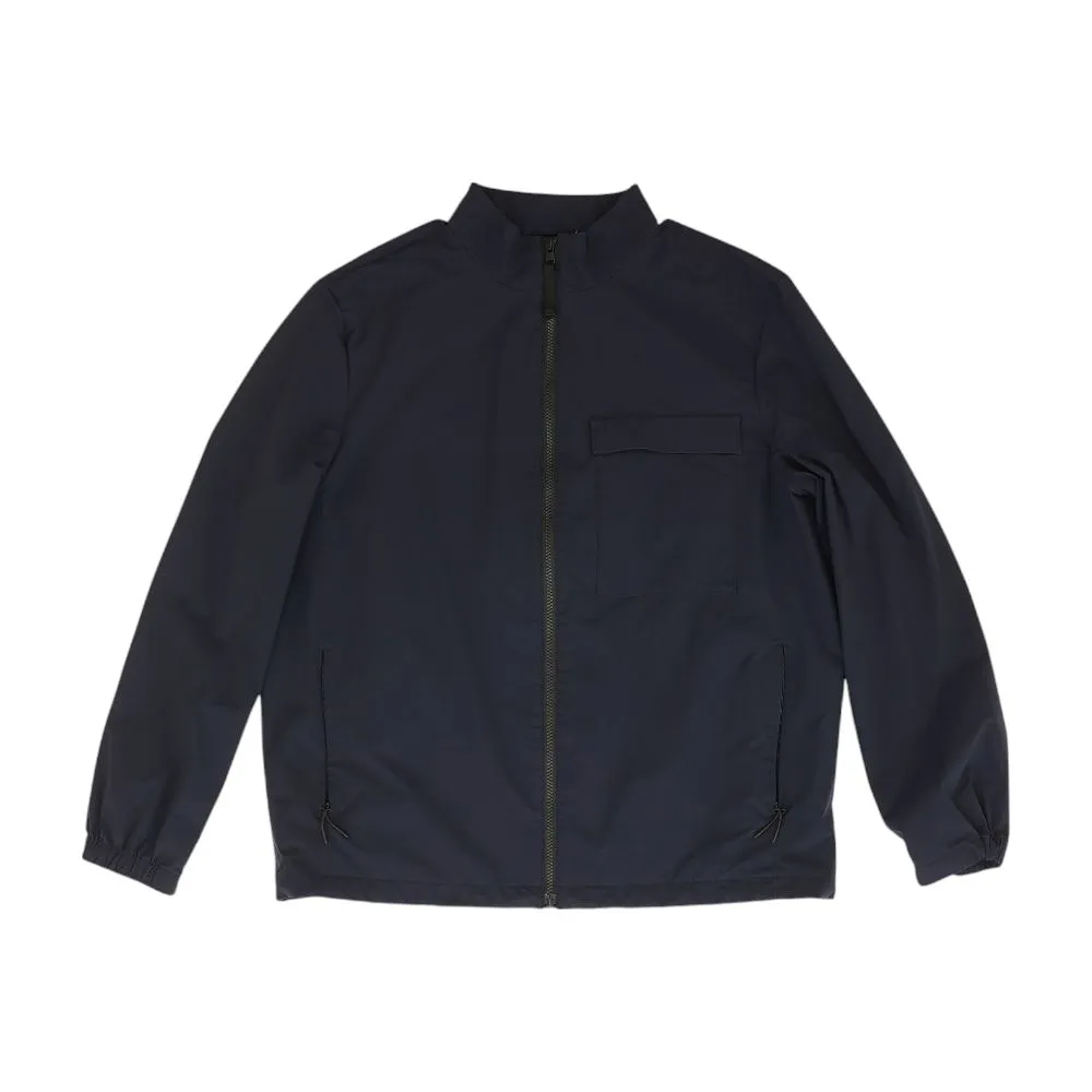 Navy Solid Active Jacket