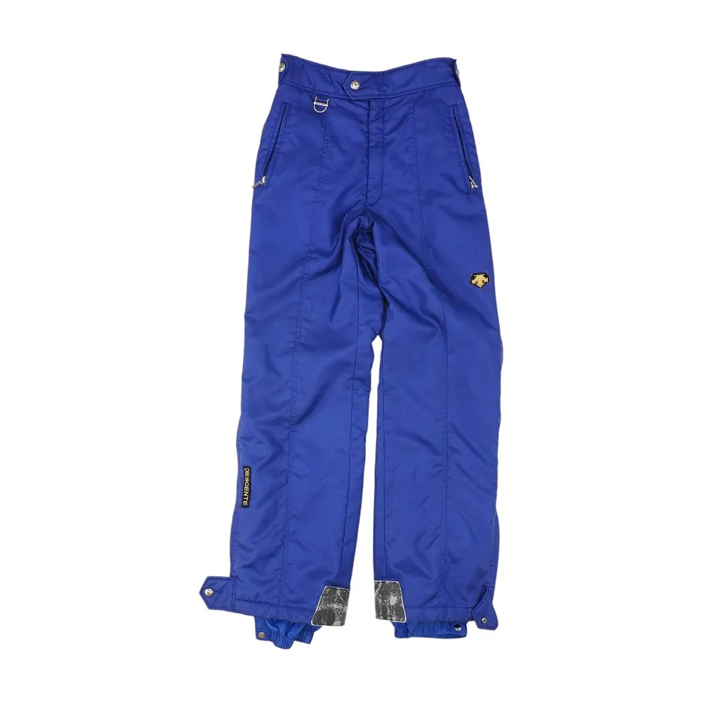 Navy Solid Active Pants