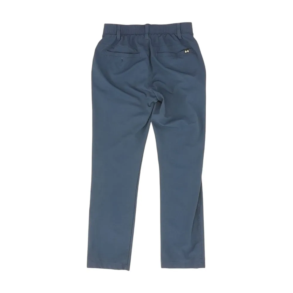 Navy Solid Active Pants