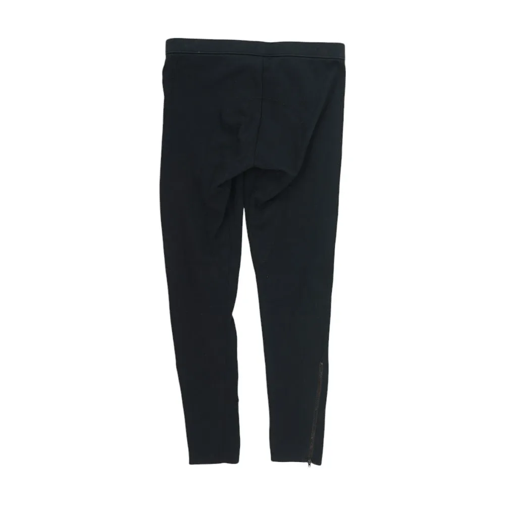 Navy Solid Active Pants