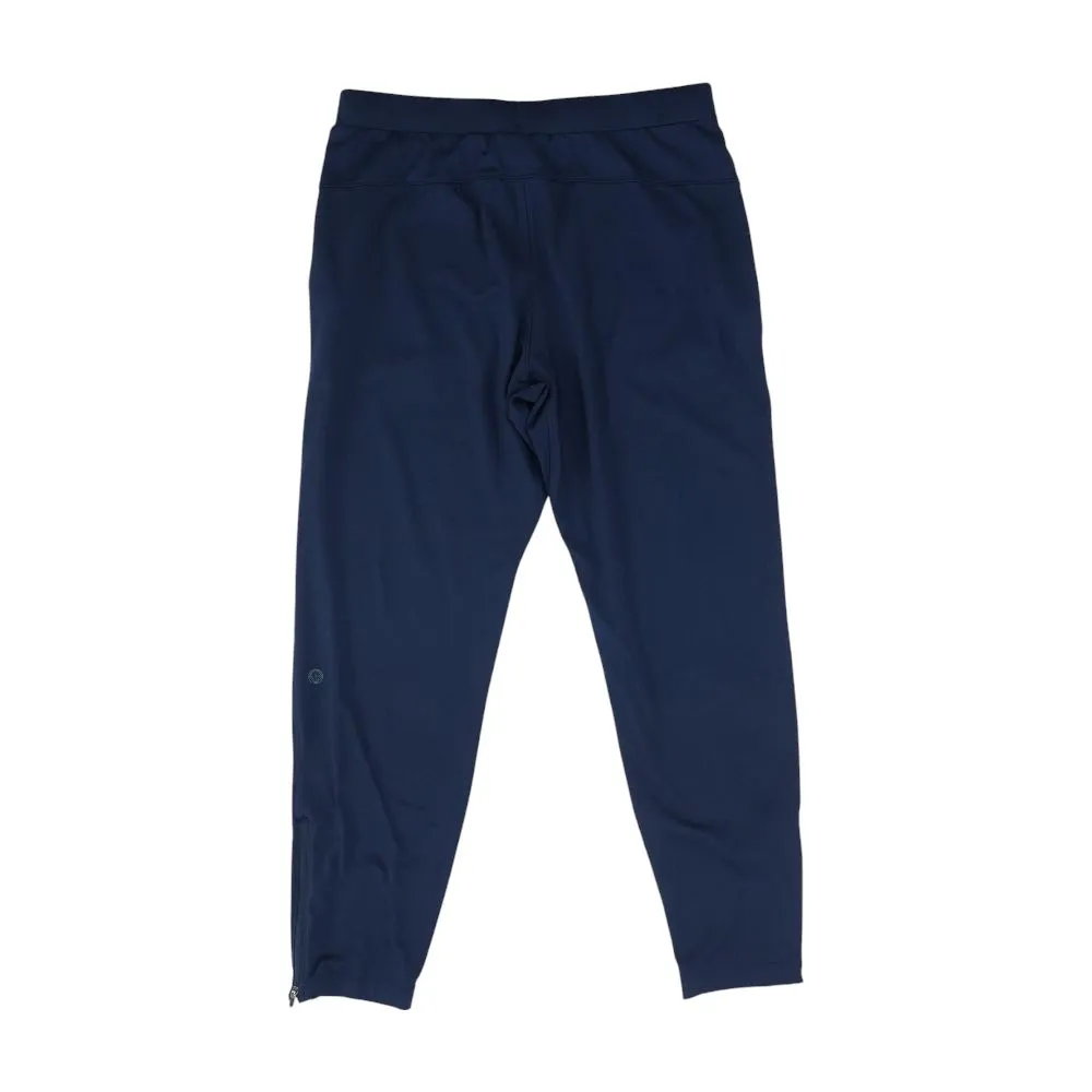Navy Solid Active Pants